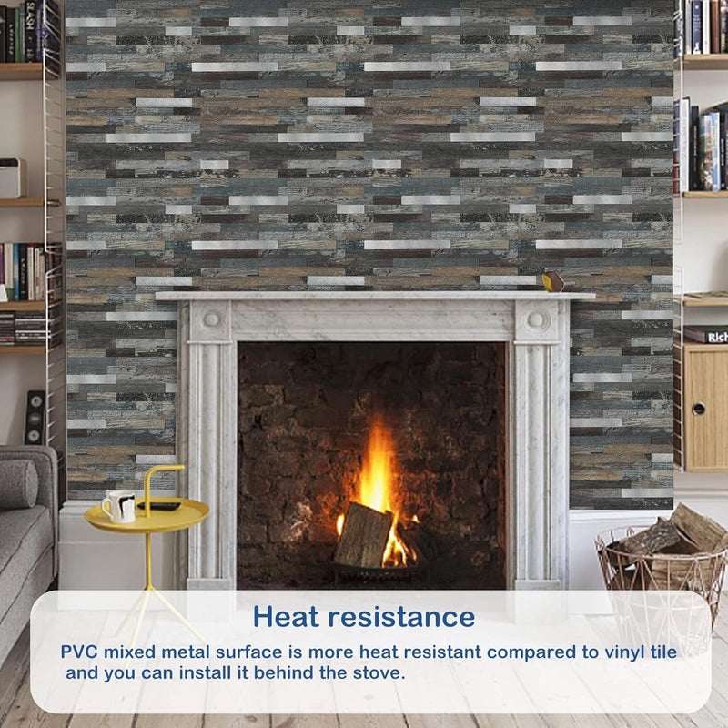Midcard 10 Sheets Peel and Stick Backsplash PVC Wall Tile,for Kitchen Backsplash - Image 4